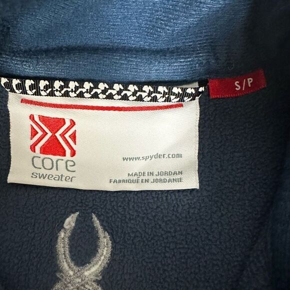 Spyder Core Endure Full Zip Mid Weight Core Sweater Size Small Teal Blue - Picture 3 of 8
